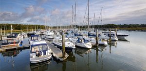 Berths in the Buckler's Hard Yacht Harbour marina