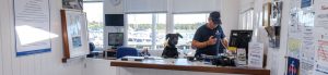 Beaulieu River team members in the Harbour Office