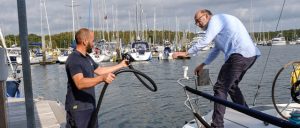 Beaulieu River team member assisting customers