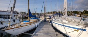 Berths in the Buckler's Hard Yacht Harbour marina