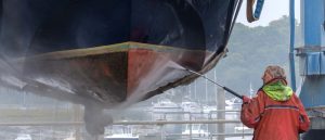 Beaulieu River Boatyard pressure washing service