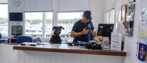Beaulieu River team members in the Harbour Office