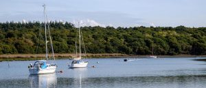 Boats on the Beaulieu River