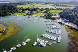 Beaulieu River aerial view