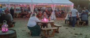 Pop-up restaurant on the Beaulieu River