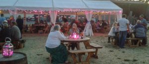 Pop-up restaurant on the Beaulieu River