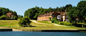 Accommodation on Buckler's Hard high street on the Beaulieu River