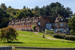 Accommodation on Buckler's Hard high street on the Beaulieu River
