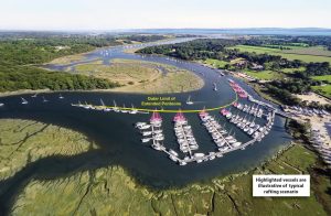 Beaulieu River marina development boundary