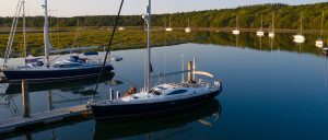 Sunset at Buckler's Hard Yacht Harbour