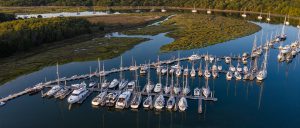 Buckler's Hard Yacht Harbour on the Beaulieu River
