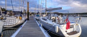 Visitor Pontoon on Buckler's Hard Yacht Harbour