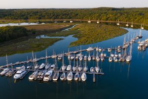 Buckler's Hard Yacht Harbour on the Beaulieu River