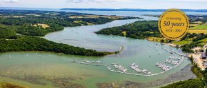 Buckler's Hard Yacht Harbour on the Beaulieu River celebrating 50 years