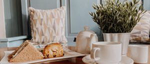 Afternoon tea in the Captain's Table