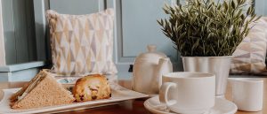 Afternoon tea in the Captain's Table