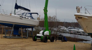 Cherry Picker at beaulieu River